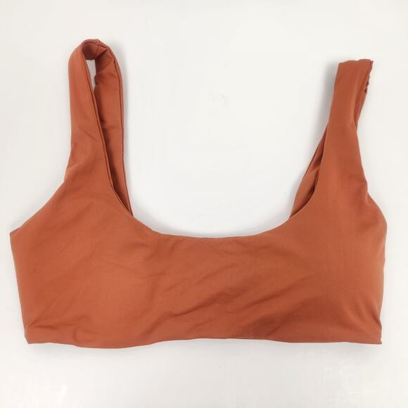 L*Space Lizzie Bikini Top in Amber Brown Size Small NWT - Picture 3 of 6